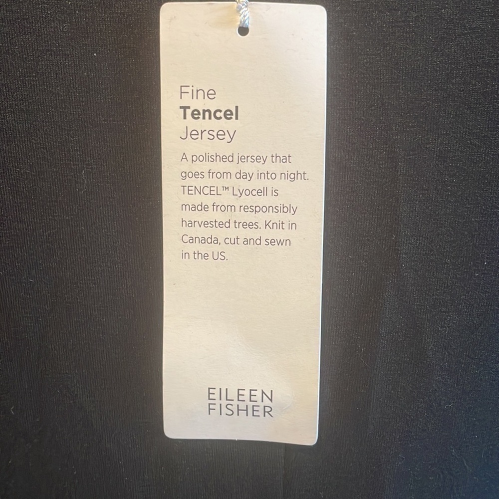 Eileen Fisher-
Jersey Knit Crew Neck Short Sleeve Shift Dress - Picture 6 of 8